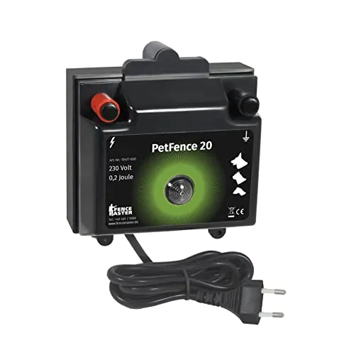 Eider Weidezaungerät/Elektrozaungerät PetFence 20-230 Volt, die erste Wahl für den Haustierbereich und Plus/Minus Zaunsysteme - schreckt ab ohne Schmerzen zu bereiten