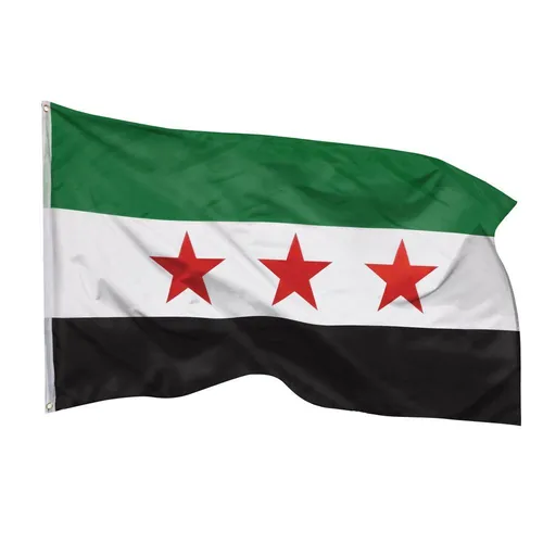 Syrien Flagge Fahne Syrische Hissflagge Opposition Fahnen 90X150cm Flaggen