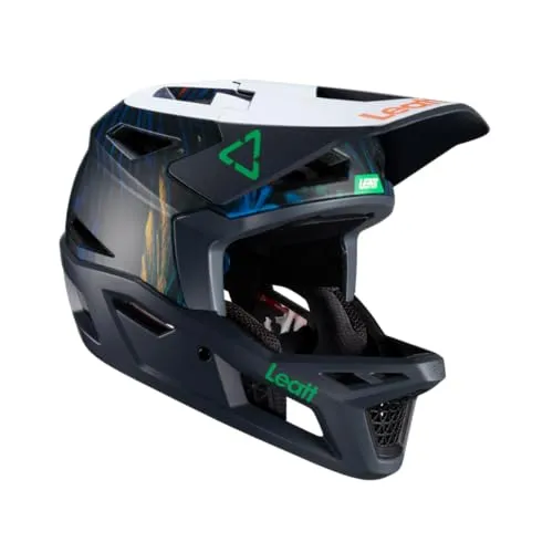 Leatt Mtb Gravity 4.0 Downhillhelm - Mehrfarbig M - Fahrradhelm mit innovativer 360 Turbine Technology für maximalen Schutz und Komfort. Ideal für Downhill und Trails, bietet hervorragende Belüftung und eine praktische Fidlock®-Schnalle.