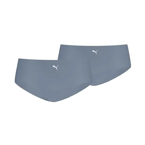 PUMA Damen Hipster Panties, Native Blue, M EU