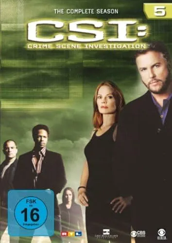 CSI - Season 5 [6 DVDs] - Spannende Krimiserie, freigegeben ab 16 Jahren, ideal für Fans von packenden Ermittlungen und überraschenden Wendungen.