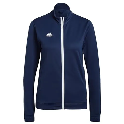 adidas Performance Trainingsjacke Entrada 22 TK Damen - Trainingsjacke für Damen in Gelb, atmungsaktiv und schweißableitend, ideal für Höchstleistungen mit zusätzlichen Zip-Taschen und stylischem Stehkragen.