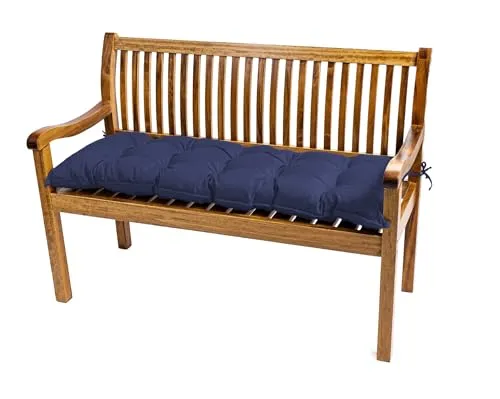 TexDeko® Garden Gartenbank-Auflage 120x40cm - Wasserabweisend & UV-beständig - Bankauflage aus strapazierfähigem Material mit Oeko-TEX Zertifikat. Ideal für Garten und Balkon, bietet hohen Sitzkomfort und ist leicht zu reinigen.