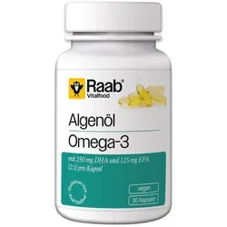 Raab-Vitalfood Omega-3 hochdosiert, 30 Kapseln