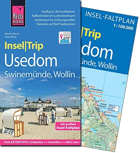 Produktbild Reise Know-How InselTrip Usedom mit Swinemünde und Wollin: Reiseführer mit Insel-Faltplan und kostenloser Web-App