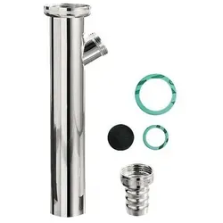 Haas Tauchrohr 11/4 mit Geräteanschluss, chrom