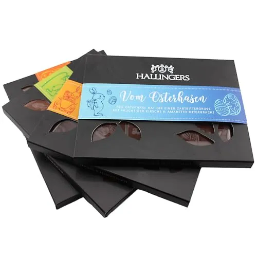 Hallingers Genuss Manufaktur Schokoladen Geschenk Ostern