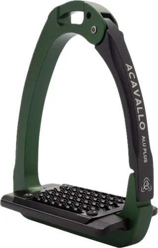 Acavallo Steigbügel Arena Aluplus 2.0 Sicherheitssteigbügel Hunter Green Onesize