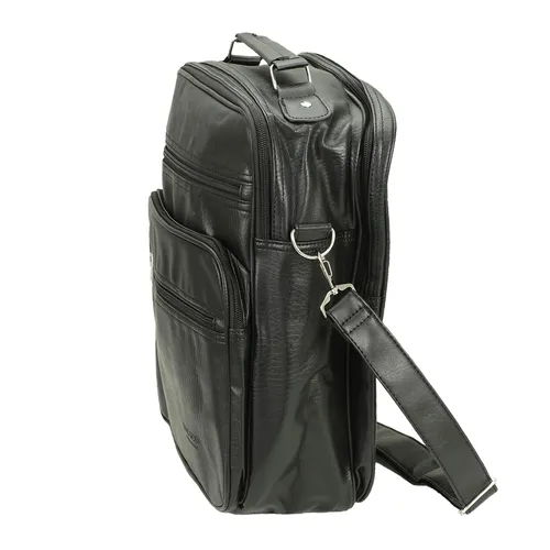 Kunstleder Arbeitstasche Schultertasche Umhängetasche Messenger Flugbegleiter