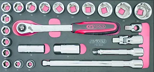KS Tools 713.1024 Ultimate 24 Modul Steckdosen Zubehör