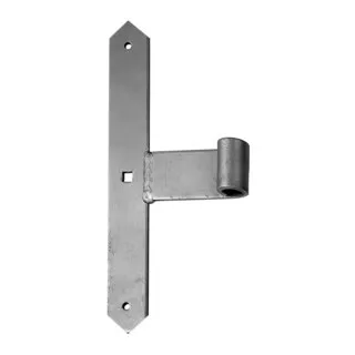 GAH Alberts Tor-Mittelband gerade für Dorn16mm, 300mm Stahl, goldgelb, galv.verz.