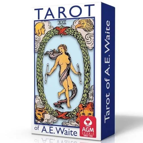 Tarot of A.E. Waite Mini Blue Edition English von Lo Scarabeo