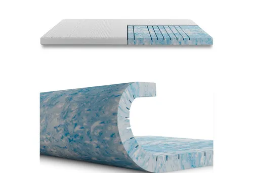 wonello DreamWave, 8.5 cm Gelschaum Matratzentopper – OEKO-TEX zertifiziert - Der wonello DreamWave Matratzentopper sorgt für optimalen Schlafkomfort mit 7 orthopädischen Liegezonen. Der hochwertige TENCEL™ Bezug bietet ein angenehmes Hautgefühl und ist waschbar.