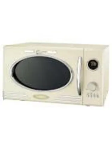 MELISSA Mikrowelle 16330128 - 800 W, 23 L mit Grill-Funktion - Mikrowelle mit 800 W und 23 L Volumen, ideal zum schnellen Kochen und Grillen, elegante creme Farbe für jede Küche.