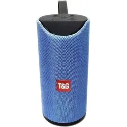 TG113 10W tragbare Säule für den Außenbereich Drahtloser Bluetooth-Lautsprecher USB TF FM-Radio Musik Stereo-Subwoofer Für PC MP,(Blau) - Blau