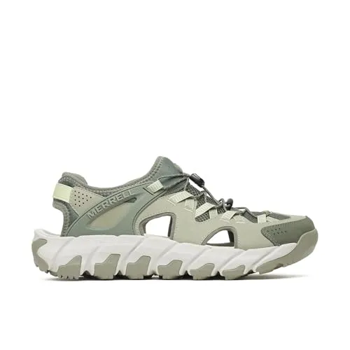 Merrell Wandersandale Maipo Explorer Sieve (Veloursleder) ivygrün Herren, Größe Euro (US): 48 (13) - Ideale Wandersandale für Abenteuer am Wasser. Sie bietet schnellen Wasserabfluss, optimalen Schutz und hervorragende Bodenhaftung. Mit atmungsaktivem Mesh und recycelten Materialien für einen perfekten Sitz und hohen Tragekomfort.