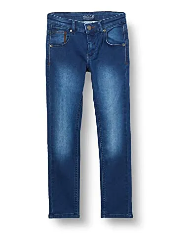 MINYMO Jungen Power Stretch Slim fit Jeans, Denim, 134 - Jungen-Jeanshosen aus superweichem Material mit hervorragender Passform. OEKO-TEX zertifiziert und ideal für alle Gelegenheiten, kombinierbar mit jedem Outfit.