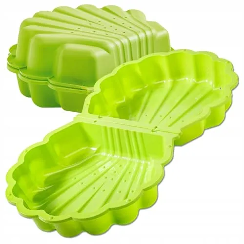 Paradiso Toys Sandkasten mit Deckel Muschel 87 x 78 cm