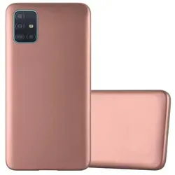 Cadorabo Schutzhülle für Samsung Galaxy A71 4G Hülle in Rosa Handyhülle TPU Silikon Etui Cover Case