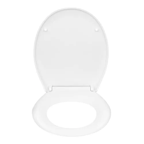 WOLTU Toilettendeckel, WC Sitz mit Absenkautomatik, Quick Release Funktion Klobrille, Kunststoff, Fast Fix/Schnellbefestigung, Softclose Scharnier Oval