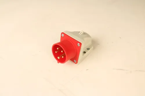 CEE Wandgerätestecker 16A 5pol 400V IP44 rot PCE 515-6 in rot von PCE