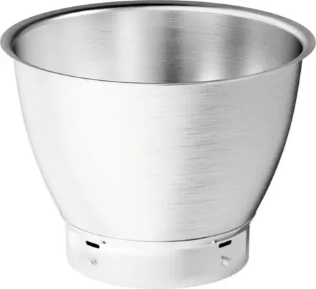 Kenwood Edelstahl-Schüssel KAB50.000BS - Rührschüssel mit 5 Litern, spülmaschinenfest und ideal für Kenwood Titanium Chef Küchenmaschinen – perfekt für müheloses Backen!