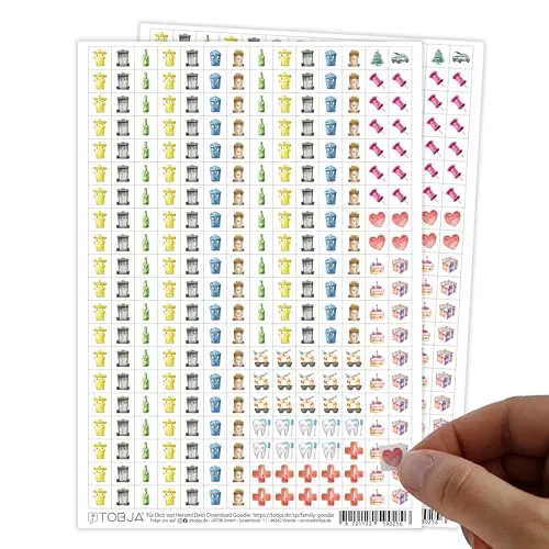 TOBJA Kalender Sticker Set von TOBJA
