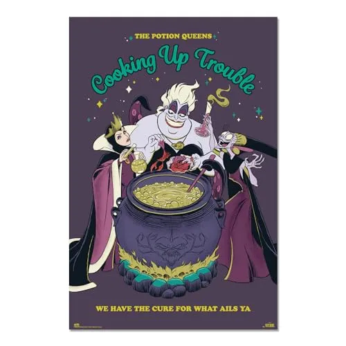 Grupo Erik Editores, S.L. Disney Poster Villains Cooking Up Trouble Disney Bösewichte