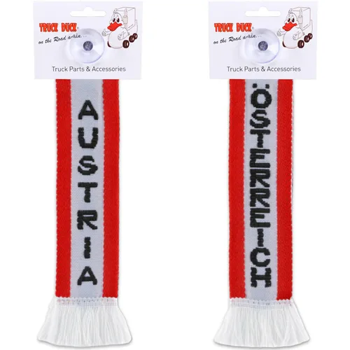 LKW Auto Minischal Austria Österreich Mini Schal Wimpel Saugnapf Spiegel Flagge