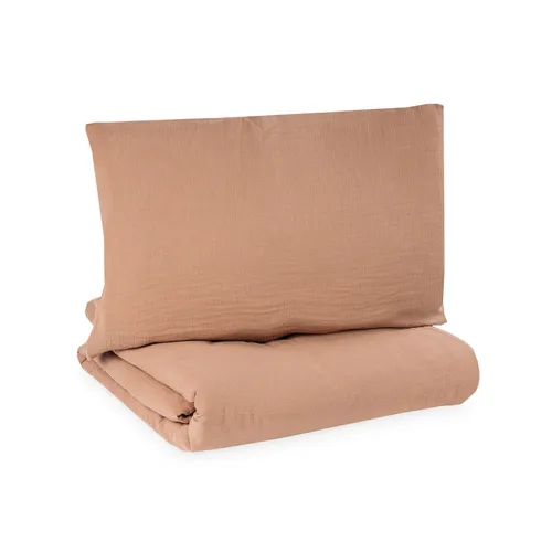 Julius Zöllner Bettwäsche Musselin dune 80/80+35/40 TOP - Bettdecken aus 100% Musselin-Baumwolle, atmungsaktiv und besonders sanft zur Haut, ideal für erholsamen Schlaf.