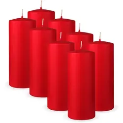 Bestlivings Stumpenkerzen, Dunkelrot, Naturmaterialien, 16 cm, Dekoration, Kerzen & Zubehör, Stumpenkerzen