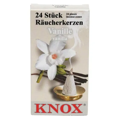 KNOX - Räucherkerzen Räucherkegel Gr. M - Vanille