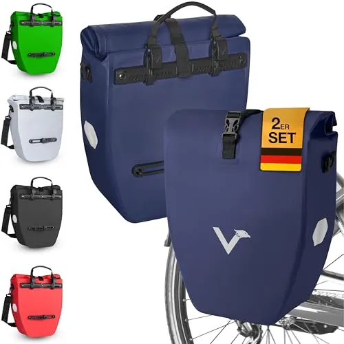 Valkental® Große & wasserdichte Gepäckträgertasche von Valkental