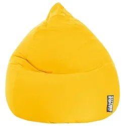SITTING POINT BeanBag Easy XL Sitzsack gelb - Alternatives Sitzen: Bequemer und vielseitiger Sitzsack in leuchtendem Gelb, pflegeleicht aus 100% Polyester, ideal zum Entspannen und Regenerieren.