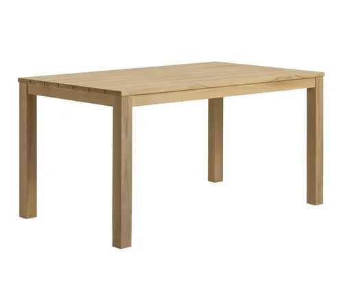 Dehner Gartentisch Havanna aus Teakholz, 150 x 76 x 90 cm, bis zu 6 Sitzplätze - Eleganter Holztisch für den Garten, robust und witterungsbeständig. Ideal für gesellige Runden und entspannte Momente im Freien. Perfekte Ergänzung zur Havanna-Serie.