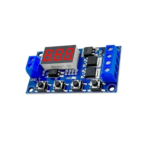 DollaTek Trigger Cycle Timer Delay Switch Circuit Dual MOS Tube Control Board DC 24V / 12V Relaismodul ersetzen