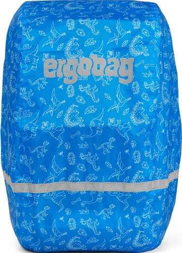 Ergobag Regencape Dinos Blau, Regenschutz, Regenhülle