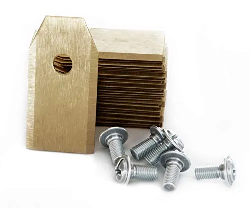 MOWHOUSE 30 x Premium Ersatzmesser für Husqvarna Gardena Mc Culloch Mähroboter - Messer Klingen Set (Titan)