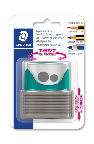 STAEDTLER Anspitzer Staedtler Doppelspitzdose BK