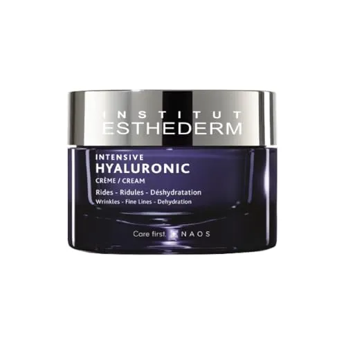 Institut Esthederm Intens Hyaluronic Creme 50 Ml - Tagespflege: Intensive Feuchtigkeit für strahlende Haut, ideal für trockene Hauttypen und tägliche Anwendung.