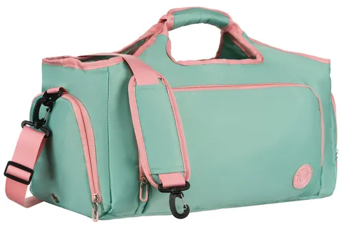 PTN 24480-6606 Mint-Pink Reisetasche