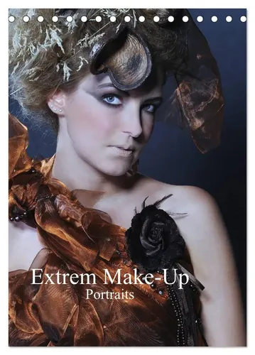 Claus Eckerlin | Extrem Make-Up Portraits (Tischkalender 2026 DIN A5 hoch),...