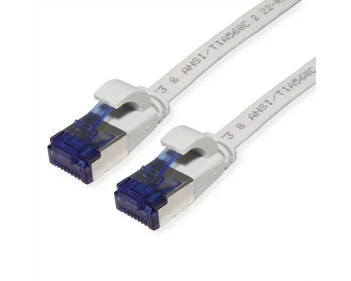 VALUE Patchkabel Cat.6A (Class EA) FTP LAN-Kabel, RJ-45 Männlich (Stecker), RJ-45 Männlich (Stecker) (300.0 cm), extra-flach