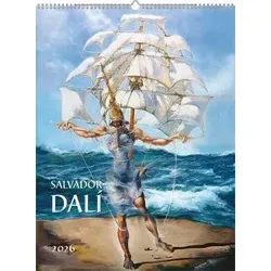 Salvador Dali 2026 - Bild-Kalender 42x56 cm - Kunst-Kalender - Wand-Kalender - Malerei - Alpha Edition