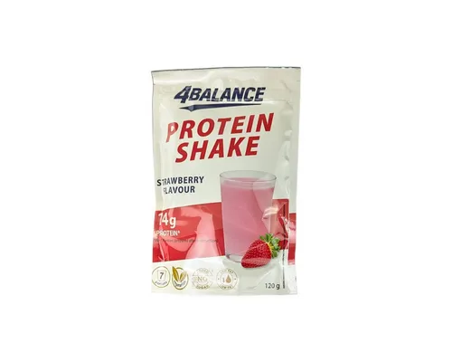 4Balance Shake, 4Balance Protein Shake Strawberry angenehm cremig leichte Note 120g