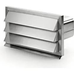 Naber E-Jal flow 150 Außenjalousie, Edelstahl - Lüftungstechnik - Silber