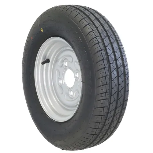 Komplettrad Anhänger 145R10 84N Felge 3,50x10 ET0 ML60mm M+S Reifen (145/80R10)