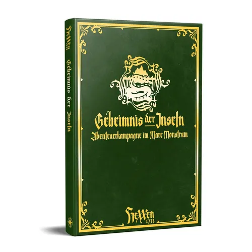 HeXXen 1733: Geheimnis der Inseln - Erweiterung - Buch über das Rollenspiel HeXXen 1733, mit 128 Seiten voller Geheimnisse und Abenteuer, ideal für Fans von Fantasy-Rollenspielen.