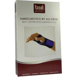 Bort Handgelenkstütze mit Aluschiene rechts x-small schwarz - Bandage für Handgelenk, bietet gezielte Stabilität und Unterstützung dank integrierter Aluschiene.