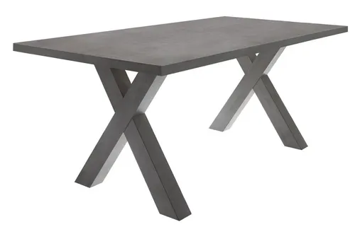 Mäusbacher Esstisch Mister - TOPSELLER mit X-Form Gestell - Esstisch in modernem Design mit pflegeleichten Oberflächen und ansprechender Holzoptik, ideal für Familienessen oder Spieleabende.